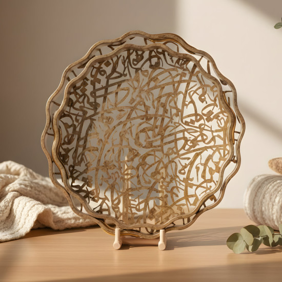 Wooden Tray Set 2 Pcs